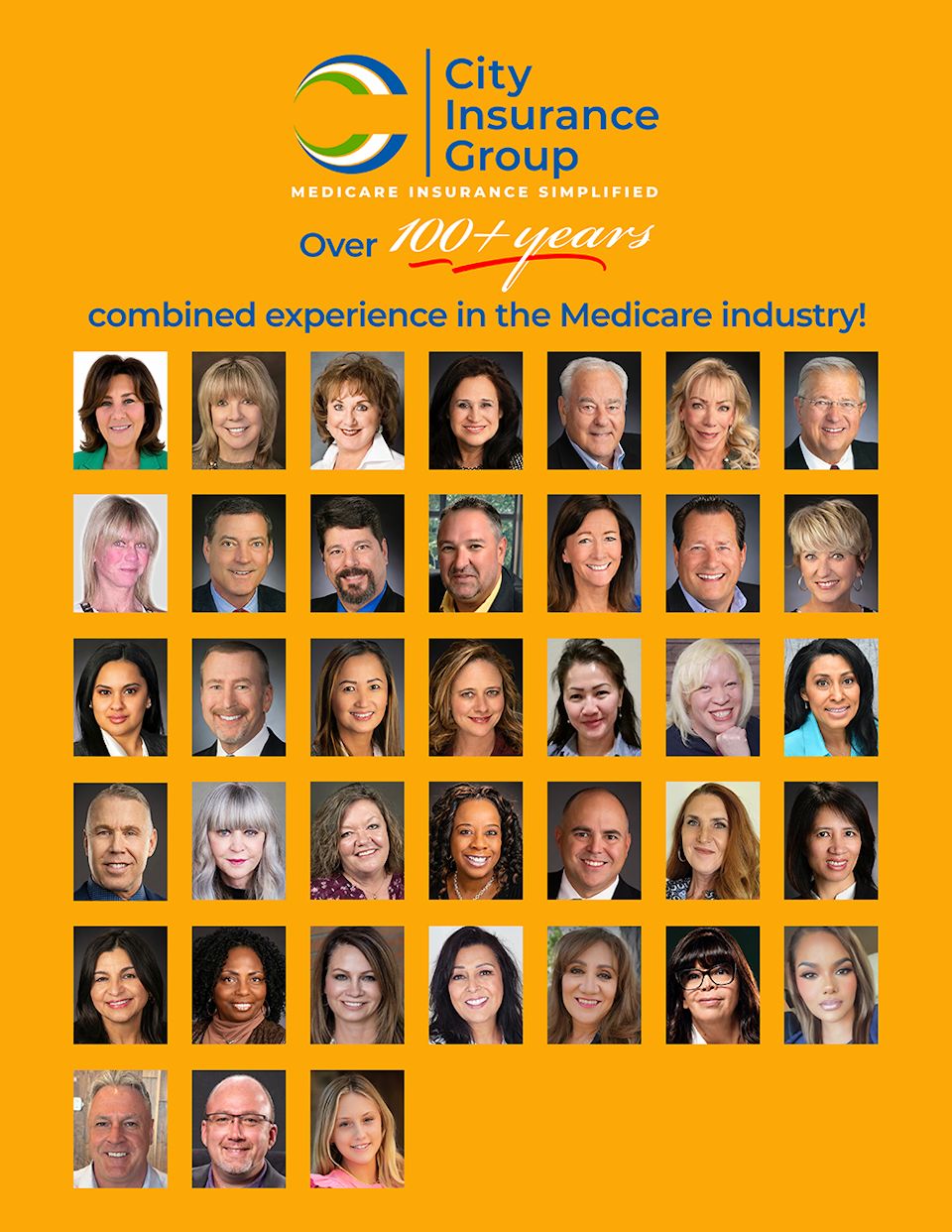 City Insurance Group - 100+ Combined Experience in the Medicare Industry